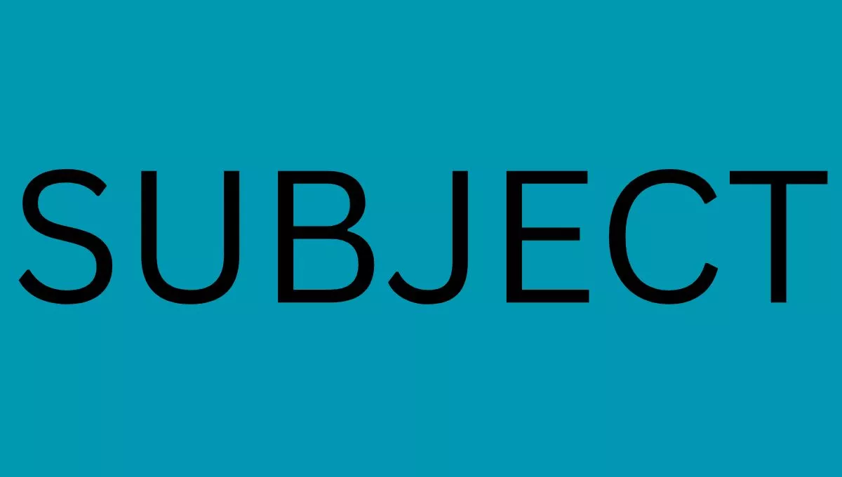 SUBJECT
